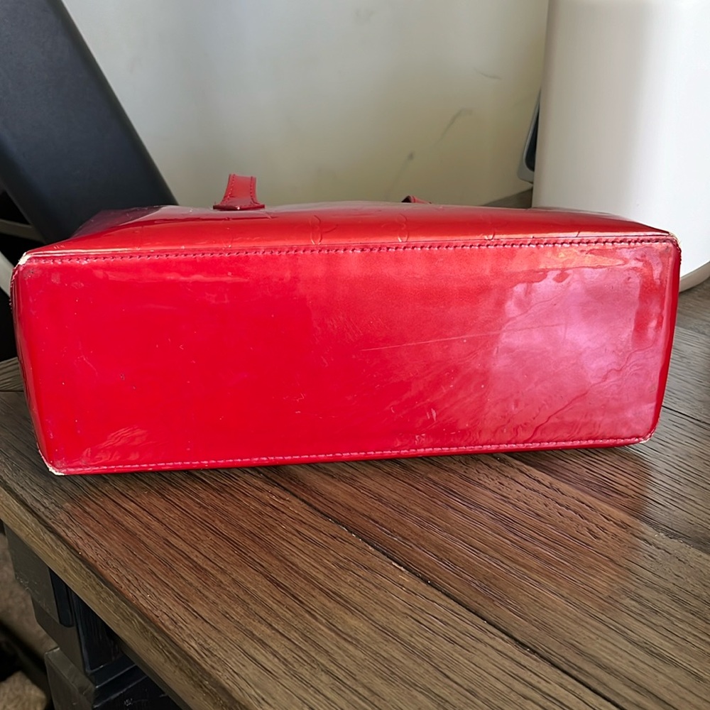 Louis Vuitton Red Wilshire Mini Tote - Picture 3 of 16